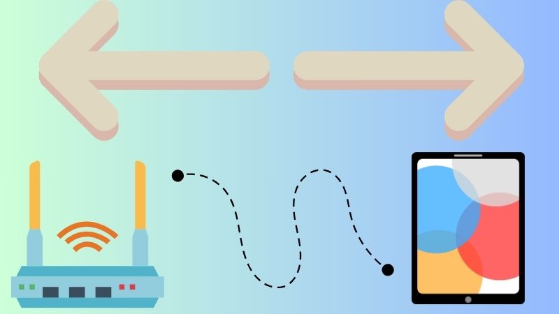 distance from router