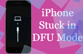 How to Fix iPhone Stuck in DFU Mode Black Screen