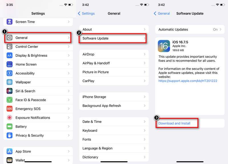 update ios software