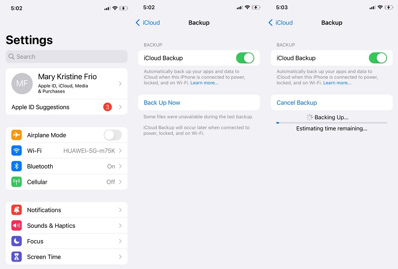 access icloud backup