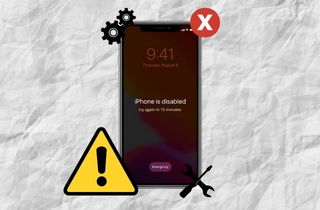 iphone is disabled try again in 15 minutes