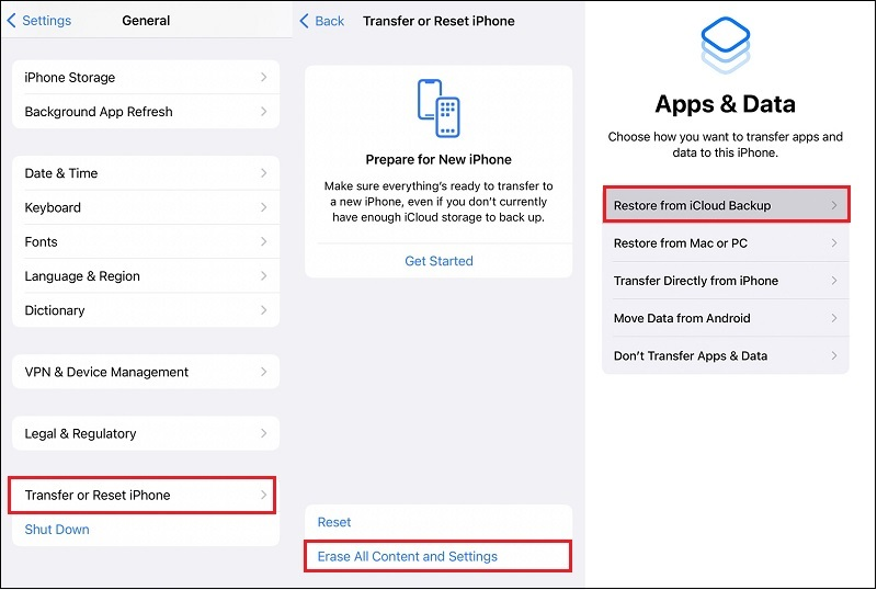 utilize icloud backup